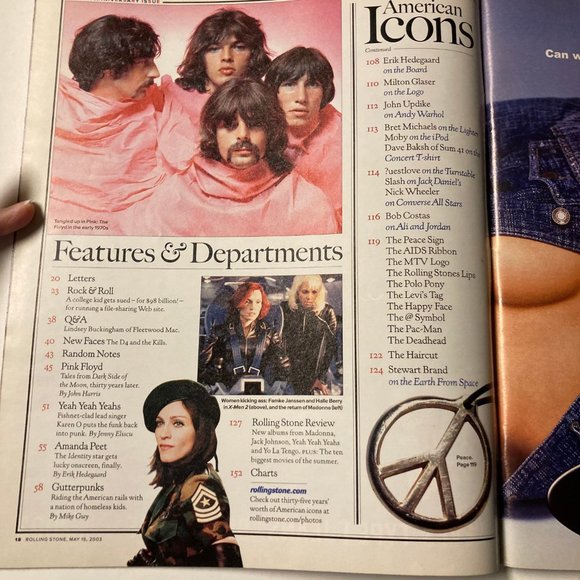 Rolling Stone Magazine AMERICAN ICONS #922 MAY 15 2003 35th Anniversary Special - Picture 7 of 12